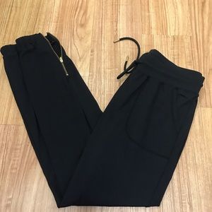 Zyia Zippered Jogger, Size XS, Black, EUC, Like New